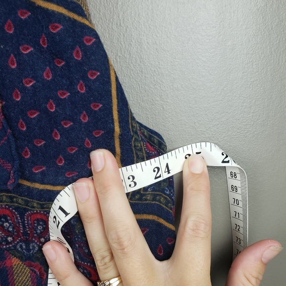 Natural Reflections Womens Flannel Button Up Shirt Size 1X Blue 100% Cotton 2018 - Picture 6 of 8